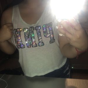 Tank top from Victoria’s Secret PINK glittery